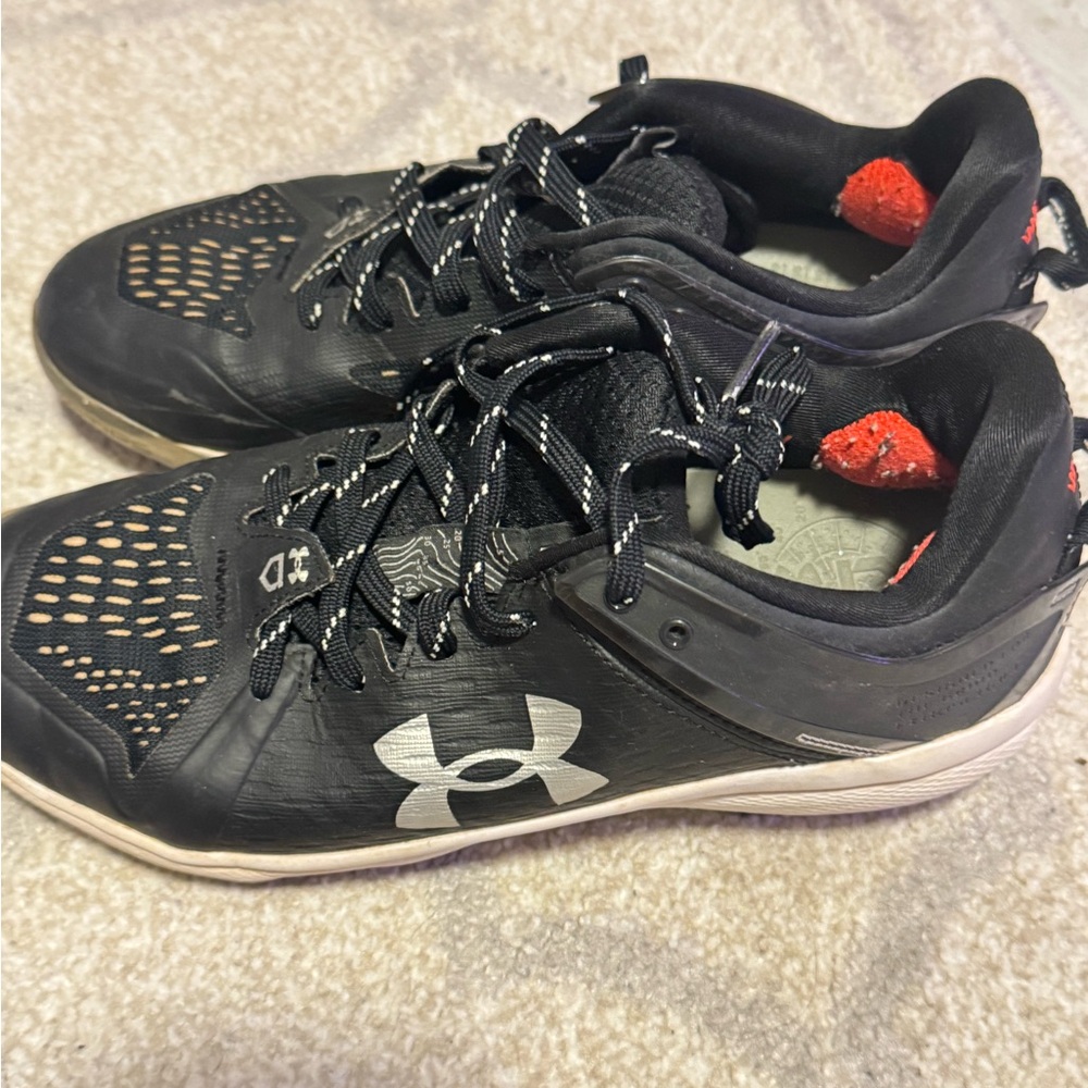 Under Armour Black and White cleats